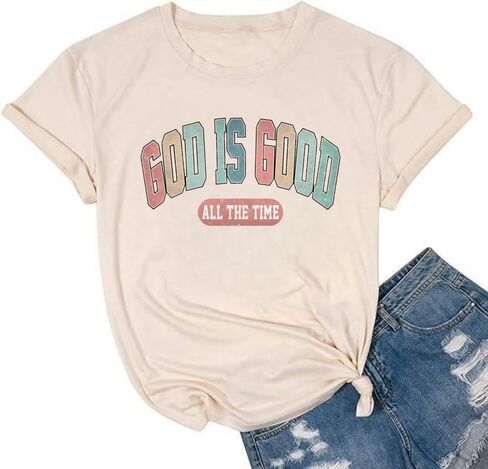 Christian Tshirt and All My Life You Have Been Faithful Bright Bible Verse Graphic Tee Tops in Saudi Arabia