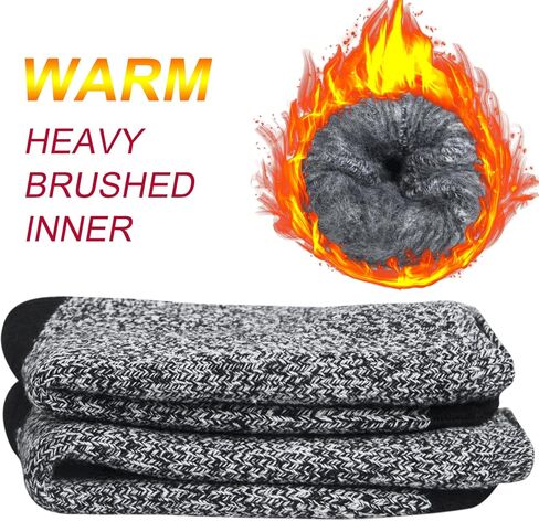 Thermal Socks for Men, Winter Warm Socks Mens for Cold Weather Extreme Temperatures in Kuwait