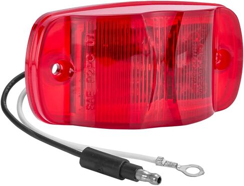 Maxxima Rectangular LED Clearance Marker P2/P3/PC2 Red - 12/24VDC for Trucks and Heavy Duty in Saudi Arabia