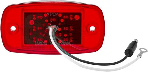 Maxxima Rectangular LED Clearance Marker P2/P3/PC2 Red - 12/24VDC for Trucks and Heavy Duty in Saudi Arabia