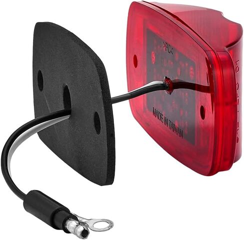 Maxxima Rectangular LED Clearance Marker P2/P3/PC2 Red - 12/24VDC for Trucks and Heavy Duty in Saudi Arabia