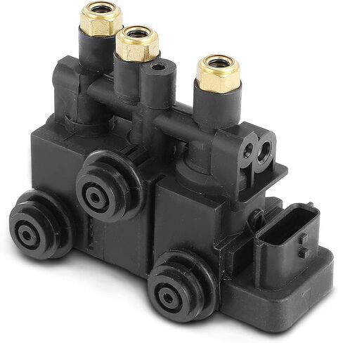 A-Premium Air Suspension Solenoid Valve متوافق مع Land Rover Range Rover 2013-2021 ، Range Rover Sport 2014-2022 ، Discovery 2017-2020 ، Defender 110 2020 ، 3 Pins ، استبدل# LR070245 in Saudi Arabia