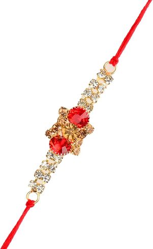 Set of 3 Rakhi for Brother Bhabhi Bhatija Bhaiya Bhai Raksha Bandhan Rakhi Thread with Roli Chawal Gift Pack in Saudi Arabia