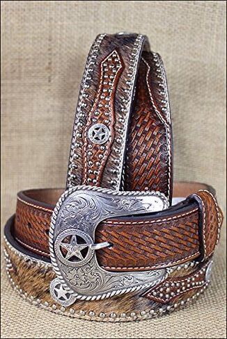 Nocona Belt Co. Men's Pro Star Buckle, Tan, 36 in Kuwait