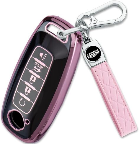 لغطاء Nissan Key FOB مع سلسلة مفاتيح ، ناعم TPU 5 CASE BUNTY CASE لـ NISSAN ROGUE Altima Kicks Pathfinder Sentra 2023 2024 2025 ، Blue in Kuwait