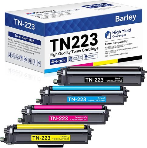 TN223BK TN223 Black Toner Cartridge Compatible TN223BK TN-223BK Replacement for Brother TN223 TN223BK MFC-L3710CW MFC-L3770CDW MFC-L3750CDW Printer (2-Pack). in Saudi Arabia