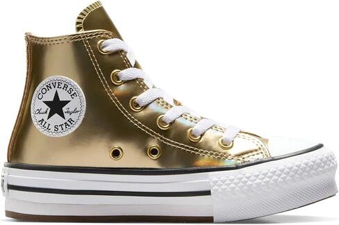 Converse Girl's Chuck Taylor All Star Eva Lift Platform Metallic (Little Kid) in Saudi Arabia