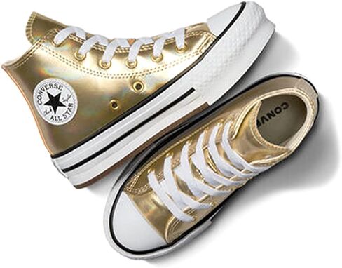 Converse Girl's Chuck Taylor All Star Eva Lift Platform Metallic (Little Kid) in Saudi Arabia
