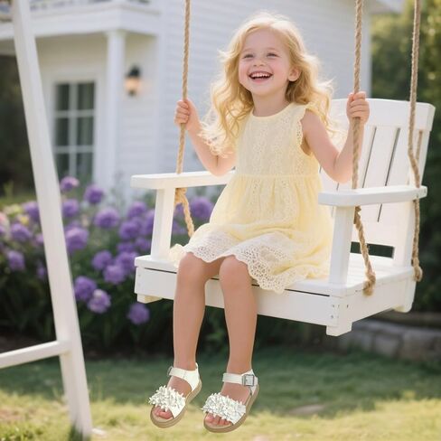 Infant Girls Sandals,Girls First Walkers Shoes, Non-Slip Breathable Soft Leather Open-Toe Summer Shoes for Kids in Saudi Arabia