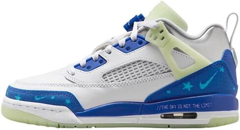 Big Kid's Jordan Spizike Low SS White/Hyper Royal-Volt Tint (HJ5979 100) - 6 in Saudi Arabia