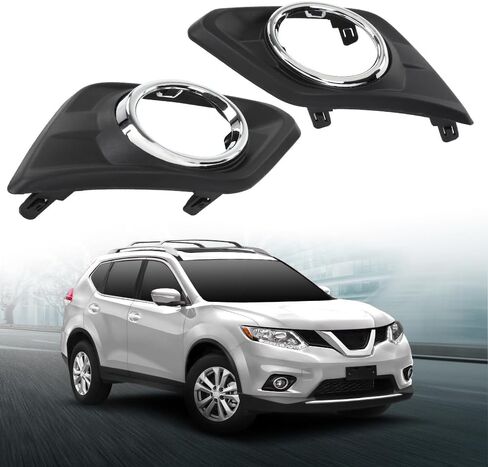 LQI FOG Light يغطي مصباح الحافة المتوافقة مع نيسان روغ 2014-2016 NI1039132 ، NI1038132 يسار الأسود واليمين in Saudi Arabia