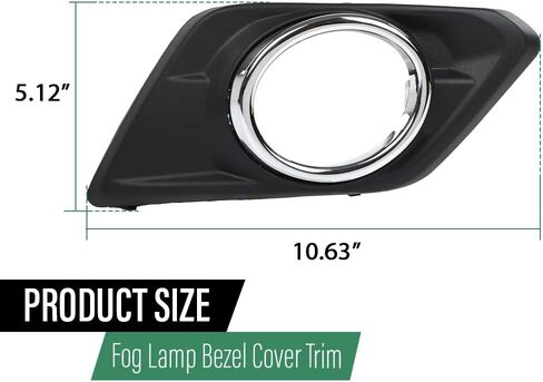 LQI FOG Light يغطي مصباح الحافة المتوافقة مع نيسان روغ 2014-2016 NI1039132 ، NI1038132 يسار الأسود واليمين in Saudi Arabia