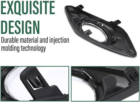 LQI FOG Light يغطي مصباح الحافة المتوافقة مع نيسان روغ 2014-2016 NI1039132 ، NI1038132 يسار الأسود واليمين in Saudi Arabia