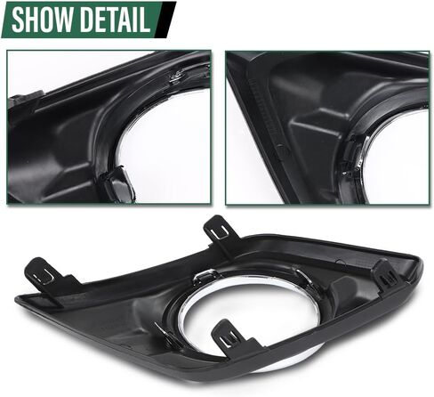 LQI FOG Light يغطي مصباح الحافة المتوافقة مع نيسان روغ 2014-2016 NI1039132 ، NI1038132 يسار الأسود واليمين in Saudi Arabia