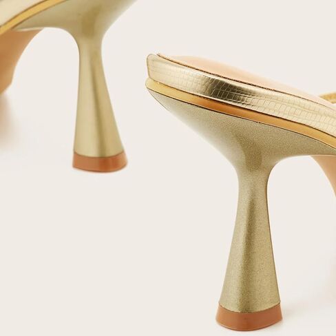 Lryweisy النسائية Criss-Cross Thong Thong Sandals 3.5 بوصة مربعة مفتوحة إصبع القدم عالي الكعب الأزياء لباس الحفلات الكعب الصنادل in Kuwait