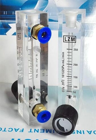 1pcs 25-600ml/min 0.1-2l/min دفع في ملائمة 6-10 مم أنبوب OD أنبوب الاكريليك LZM-6T CO2 Rotameter مع صمام (0.1-1 LPM ، FIT TUBE OD 8MM) in Saudi Arabia