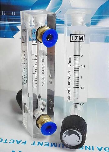 1pcs 25-600ml/min 0.1-2l/min دفع في ملائمة 6-10 مم أنبوب OD أنبوب الاكريليك LZM-6T CO2 Rotameter مع صمام (0.1-1 LPM ، FIT TUBE OD 8MM) in Saudi Arabia