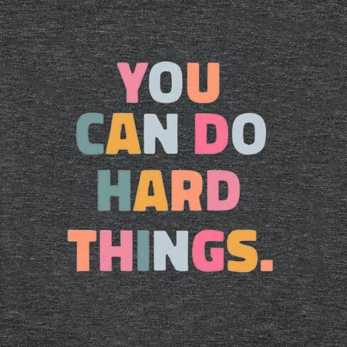 First Grade Teacher Shirts Women You Can Do Hard Things Tshirt Inspirational Saying Graphic Tee Tops in Kuwait