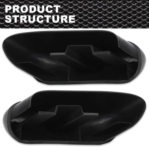 مجموعة غطاء غطاء نهاية الخطوة الجانبية للوحة التوافق مع Ford F150 2004-2014 4L3Z16A454BA ، 4L3Z16A455BA in Saudi Arabia