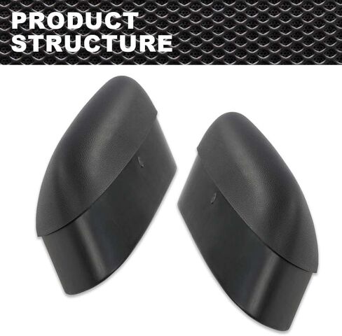 مجموعة غطاء غطاء نهاية الخطوة الجانبية للوحة التوافق مع Ford F150 2004-2014 4L3Z16A454BA ، 4L3Z16A455BA in Saudi Arabia