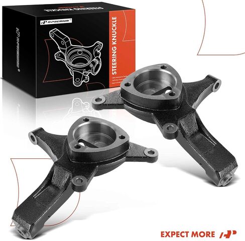 A-Premium 2 x Front Suspension Level Kit, 5 inch Lift Spindles, Compatible with Chevrolet Silverado 1500 2016 2017 2018, RWD, Driver and Passenger Side in Saudi Arabia