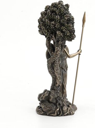 Veronese Design 9 1/2 Inch Athena Greek Goddess of Wisdom Under Olive Tree with Owl and Medusa Shield Cold Cast Resin Bronze Finish Statue Decorative Sculpture in Saudi Arabia