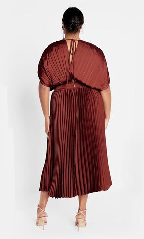 City Chic Women's Plus Size Dress - Henley Midi in Kuwait