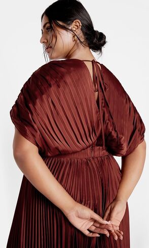 City Chic Women's Plus Size Dress - Henley Midi in Kuwait