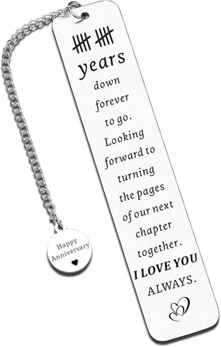 Iron 6th Anniversary for Her Him Iron Gifts for 6th Anniversary 6 Year Wedding Anniversarys Bookmarks for Women Men Couples Husband Wife Aniversario Birthday Gift in Saudi Arabia