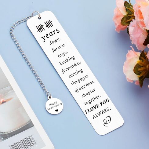 Iron 6th Anniversary for Her Him Iron Gifts for 6th Anniversary 6 Year Wedding Anniversarys Bookmarks for Women Men Couples Husband Wife Aniversario Birthday Gift in Saudi Arabia