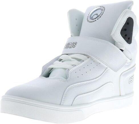 Osiris® Rize Ultra Walking Shoes for Men – Synthetic Upper – Textile Construction – Crew Height – Round Toe White/Black/White 9 D - Medium in Saudi Arabia