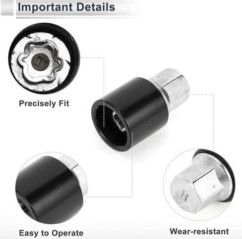قفل عجلة السيارة lugnut ل toyota type h anti-antift scret dute socket 1pc in Saudi Arabia