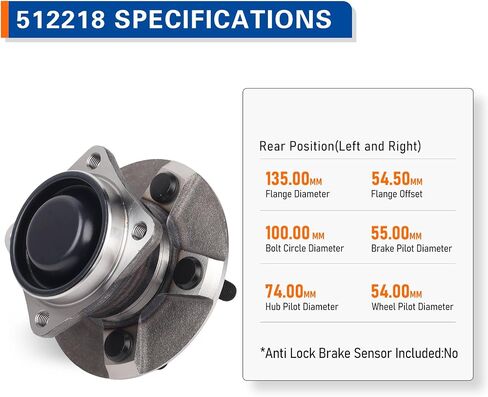 Parod 512218 محور العجلات الخلفية وتجميع الحامل الملاءمة لعام 2003-2008 Pontiac Vibe ، 2000-2005 Toyota Celica ، 2003-2008 Corolla ، Matrix FWD ؛ غير ABS in Saudi Arabia
