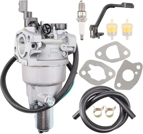 Huayi Carburetor 76533 Por Champion 4000W 4375W 4750W نموذج مولد الوقود المزدوج#100524 100628 100307 100397 100401 100456 100479 يستبدل 27.131000.05 ، 27.131000.08 ، 27.131000.13 in Saudi Arabia