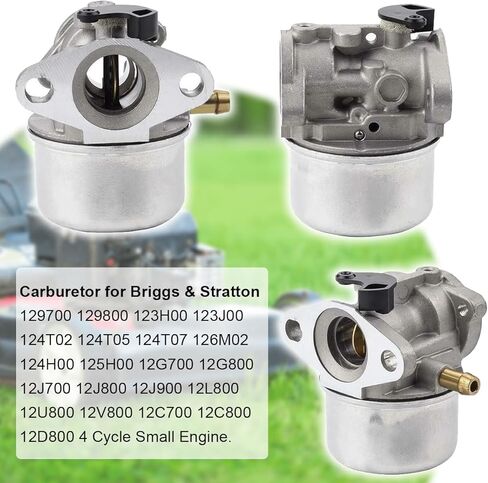 799868 Carburetor for Briggs & Stratton 499617 498170 497586 498254 497314 497347 497410 694202 693909 692648 Carburetor+795259 Air Filter Cleaner Primer Base By LEIMO in Saudi Arabia