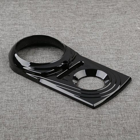 XMT-Moto Dash Cover Die Die Cast Sculpted for Harley Softail flsts fxst dyna fxdwg (1 pcs ، Black) in Saudi Arabia