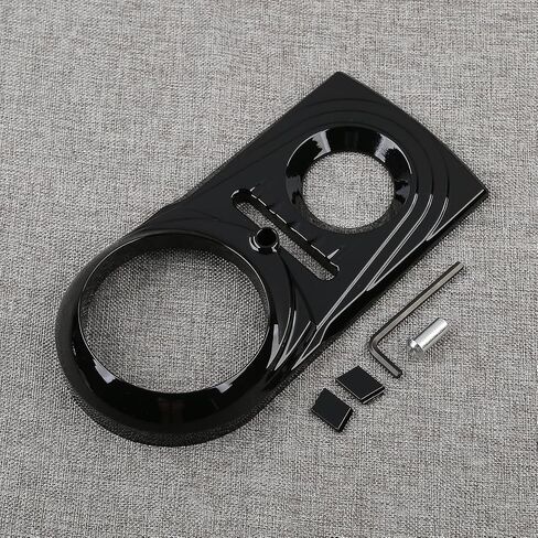 XMT-Moto Dash Cover Die Die Cast Sculpted for Harley Softail flsts fxst dyna fxdwg (1 pcs ، Black) in Saudi Arabia