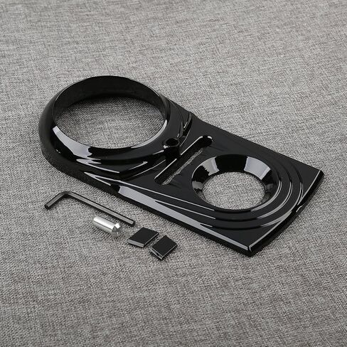 XMT-Moto Dash Cover Die Die Cast Sculpted for Harley Softail flsts fxst dyna fxdwg (1 pcs ، Black) in Saudi Arabia