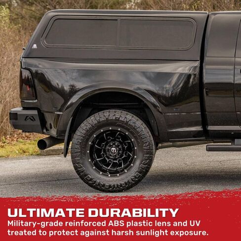 RECON - 2010-2021 RAM 3500 Dually Fender LED Lights White or Amber & Red Smoked or Clear Lens (4-Piece Set) - Multiple Lens & Colors (WHITE LED, SMOKED LENS) in Saudi Arabia