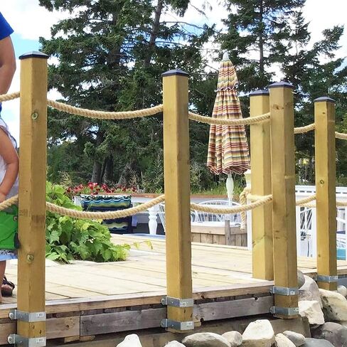 Natural Hemp Rope - 2 Inch x 50 Feet - Heavy Duty Jute Rope Manila Ropes for Docks, Nautical, Railings, Tug of War, Decorating in Saudi Arabia