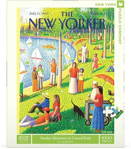 New York Puzzle Company - New Yorker Main Street - 1000 قطعة Jigsaw Puzzle in Saudi Arabia