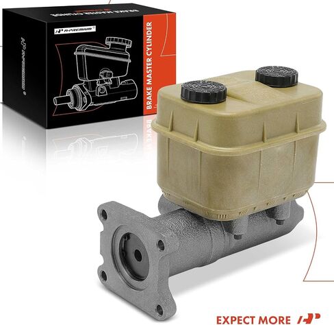 A-Premium Brake Master Cylinder مع خزان وقبعة متوافقة مع مركبات Ford و Freightliner-F-53 Motorhome Chassis 1999-2000 ، FL50/FL60/FL70/FL80 1999-2001-استبدل# F81Z2140AA in Saudi Arabia