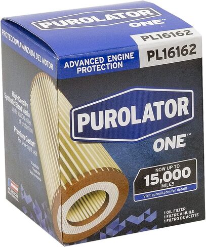 Purolator PL16162 Purolatorone Advanced Engine Protect Protect Cartridge Filter متوافق مع 2012-2019 Fiat 500 ، 2014-2020 Fiat 500L ، 2017-2020 Fiat 124 Spider and 2013-2016 Dodge Dart in Saudi Arabia