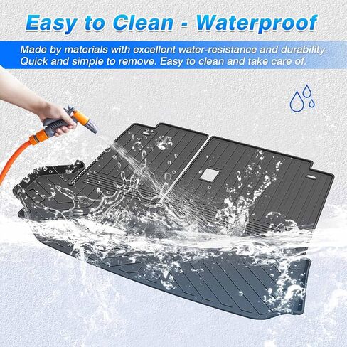 Cartist Cargo Liner Fits for Ford Expedition Max/Lincoln Navigator L 2018-2024 All Weather Back Seat Cover Trunk Cargo Mat for Expedition Accessories （7&8 Seats 3rd Backrest Mat+Trunk Mat） in Kuwait