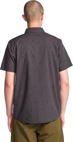 Volcom Men's Patterson Short Sleeve Button Down Woven Shirt in Saudi Arabia