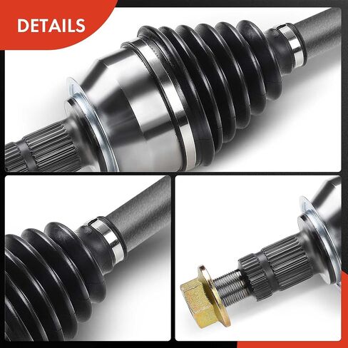 A-Premium CV Axle Goxbly مجموعة متوافقة مع شيفروليه كامارو 2010 2011 2012 2013 LS/LT/SS ، V6 3.6L V8 6.2L ، جانب السائق الأيسر الخلفي ، استبدل# 22813176 in Saudi Arabia