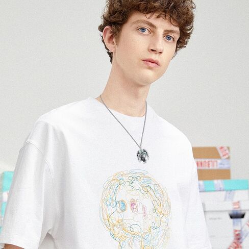 Saint Sebastian Necklace 925 Sterling Silver Patron Saint of Athlete Pendant,St Sebastian Statue Amulet Jewelry for Men with 22 in Chain in Kuwait