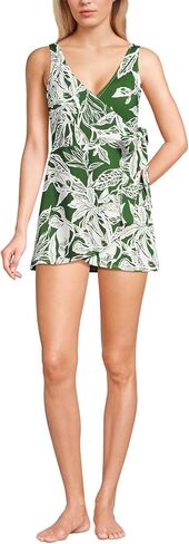 Lands 'End Side Women's Tie Mini Swim Dress Wit Swimsuit in Kuwait
