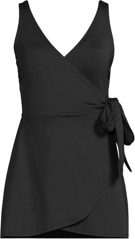 Lands 'End Side Women's Tie Mini Swim Dress Wit Swimsuit in Saudi Arabia