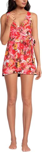 Lands 'End Side Women's Tie Mini Swim Dress Wit Swimsuit in Kuwait
